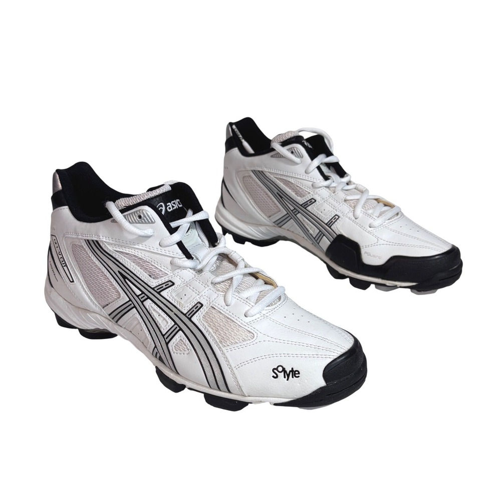 ASICS Gel V Cut HG10mm Women's 9.5 White Black‎ Training Shoes P956Y EUC Comfort